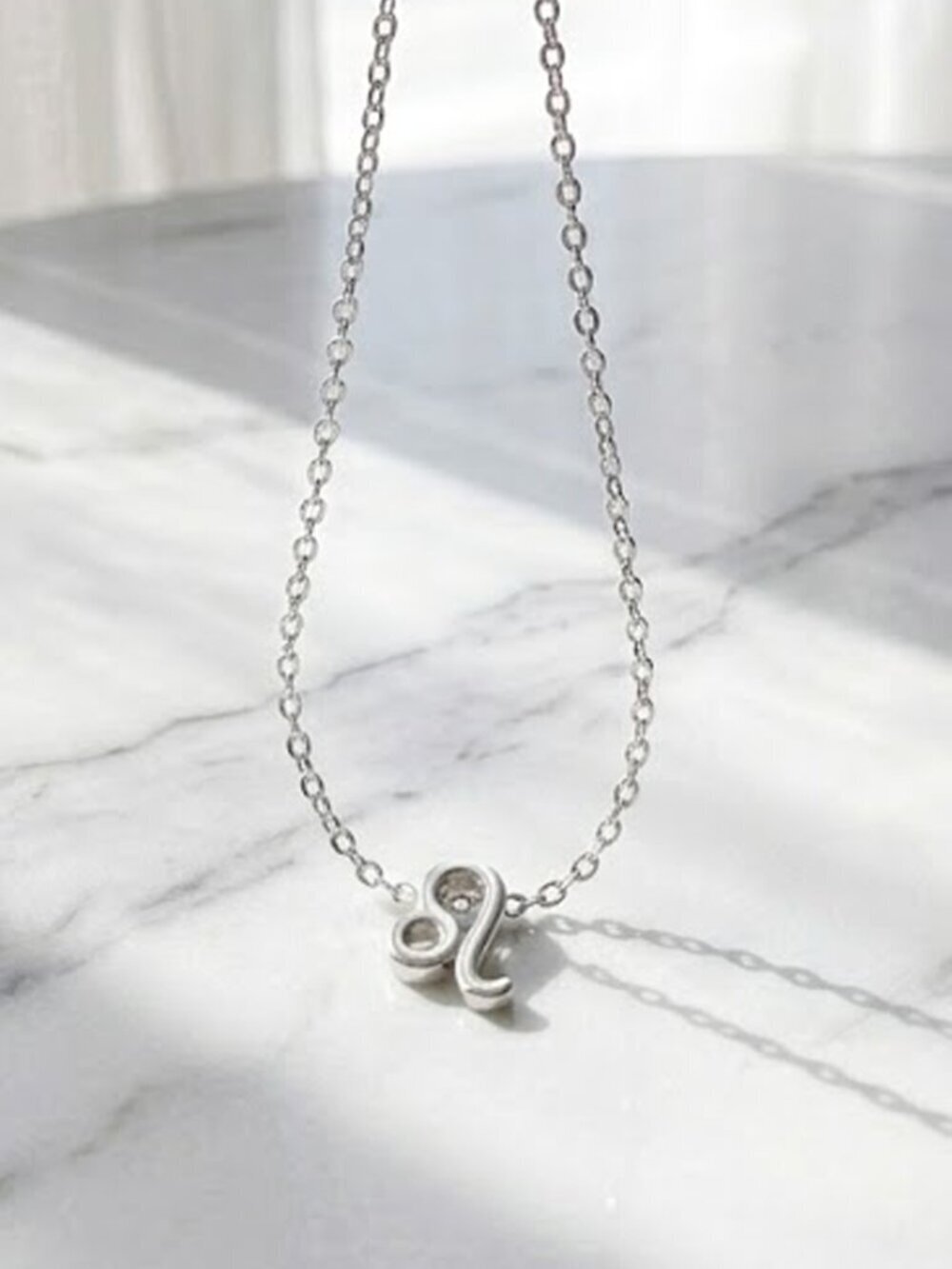Leo Silver Birth Constellation Necklace